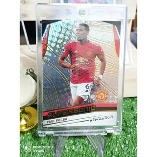 การ์ดนักฟุตบอล 2020-21 Panini Revolution Premier League #21 paul pogba Supersonic (แถม Topload+teambag)