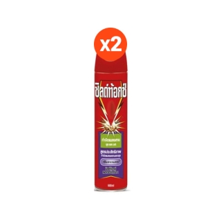 [แพ็คคู่] Shieldtox Spray ชิลด์ท้อกซ์ สเปรย์กำจัดยุง มด แมลงสาบ แมลง เพาเวอร์การ์ด1 กลิ่นลาเวนเดอร์ 600 มล.