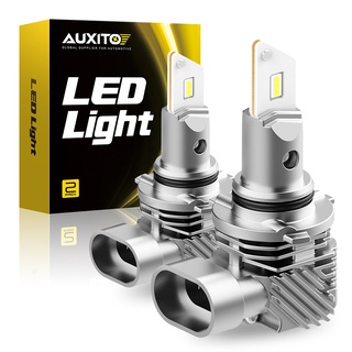 Auxito 9005/HB3 หลอดไฟ LED ไร้สาย 6000K สีขาว สว่างมาก CSP ชิป LED แปลงชุด ไร้พัดลม แบบเปลี่ยน แพ็คละ 2 ชิ้น