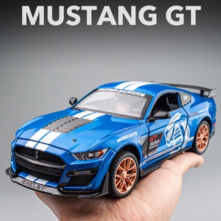 โมเดลรถยนต์ โมเดลรถเหล็ก โมเดลรถมัสแตง Ford Mustang GT500 สเกล1:20 พร้อมส่งจาก กทม.