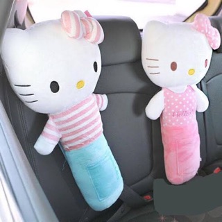 ตุ๊กตา คาดเบลท์ หุ้ม เข็มขัดนิรภัย สีชมพู คาดเบล คาดเบลล์ คิตตี้ kitty