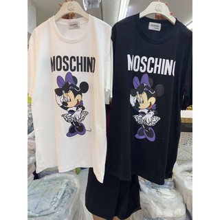 พร้อมส่ง‼เสื้อยืด Moschino mickey mouch ลาย minnie พร้อมจัดส่ง