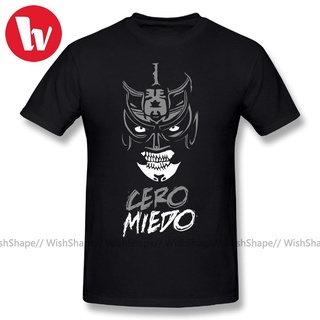 เสื้อยืดผ้าฝ้าย พิมพ์ลายนักมวยปล้ํา Pentagon Kpop Cero Miedo - Pentagon Dark Lucha Underground สําหรับผู้ชายS-5XL