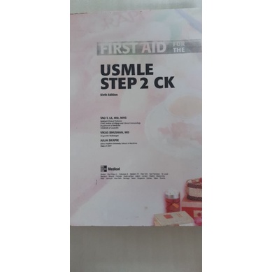 หนังสือ FIRST AID FOR THE USMLESTEP 2 CK มือสองสภาพดี