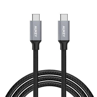 AUKEY สายชาร์จเร็ว 60W USB-C to USB-C 3A Nylon Braided Fast Charge | CB-CD5