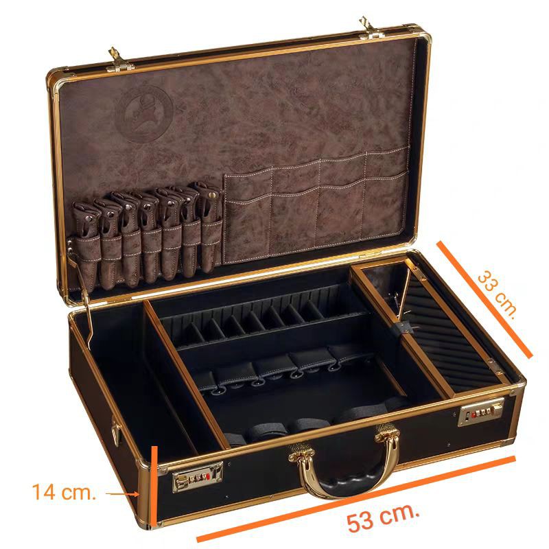 BARBER BOX พรีเมี่ยม พร้อมส่งกระเป๋าอุปกรณ์บาร์เบอร์ เวอร์ชั่นเรียบหรู ...