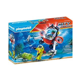 Playmobil 70142 Sea Rescue Environmental Expedition with Dive Boat กู้ภัยทางทะเล สำรวจใต้ทะเลกับเรือดำน้ำ