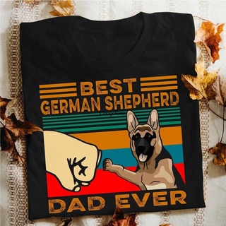 เสื้อยืดโอเวอร์ไซส์ใหม่ เสื้อยืดแขนยาว ผ้าฝ้าย 100% พิมพ์ลาย Best Shepherd Dad Ever Gildan Ojmkej44Cnjmbi73 สําหรับผู้ชา