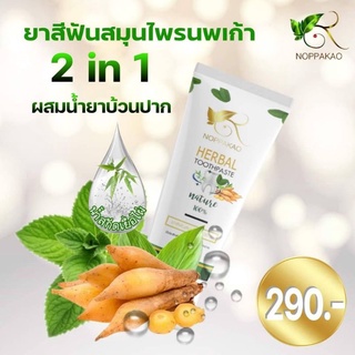 ยาสีฟันนพเก้า ยาสีฟันสมุนไพรนพเก้า สมุนไพร 9 ชนิดผสมน้ำยาบ้วนปาก