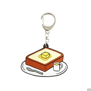 Penco Rubber Key Chain C Toast / พวงกุญแจ รูปขนมปังปิ้ง (HGZ142-C)