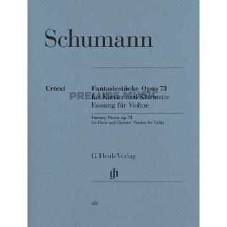 (โค้ดINCSM2Lลด70฿) Schumann Fantasy Pieces op. 73 for Piano and Clarinet (HN421)