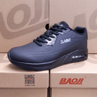 🔥 ผ่อน 0% 🔥 Baoji รองเท้าผ้าใบ รุ่น BJW322 (สีดำ/เทา)