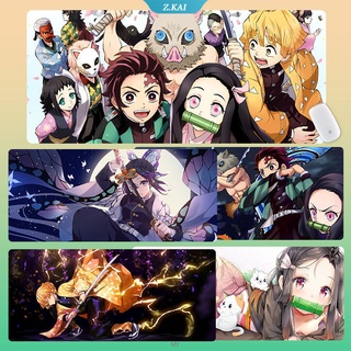 Demon Slayer การ์ตูนน่ารัก Gaming Mouse Pad แผ่นรองเม้าส์ขนาดใหญ่แผ่นรองเม้าส์ตั้งโต๊ะ【ZK】