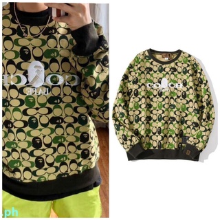 BAPE x COACH shark head small dinosaur sweater