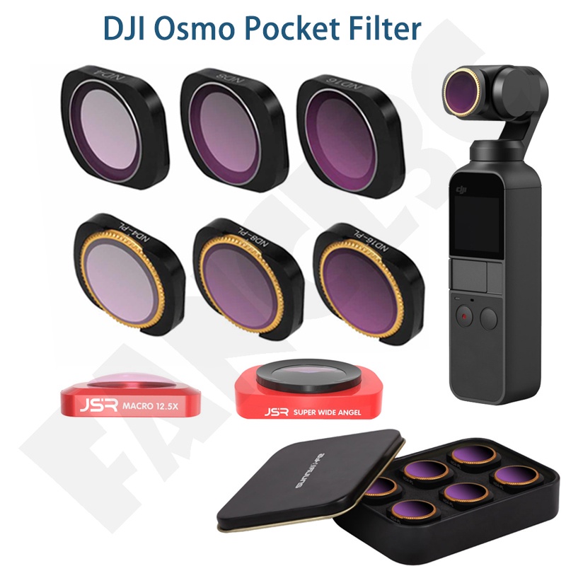 ฟิลเตอร์กรองแสง UV ND4 8 16 32 อุปกรณ์เสริม สําหรับ DJI Osmo Pocket DJI Pocket 2 ND CPL