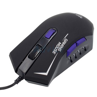 USB Optical Mouse MD-TECH (BC-108) Black/Purple