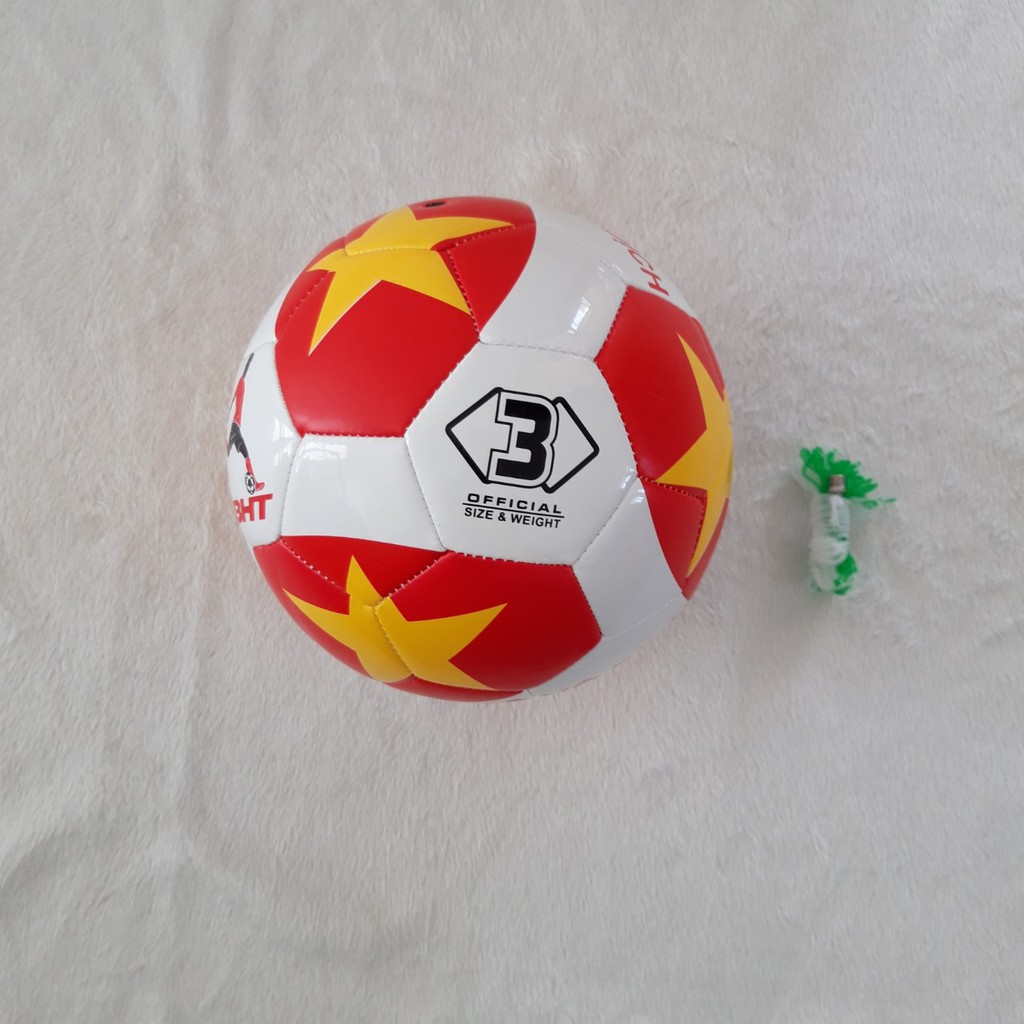FOOTBALL NUMBER 3 พิมพ์ลายพร้อม VIETNAM FLAG (GIVE BAG)