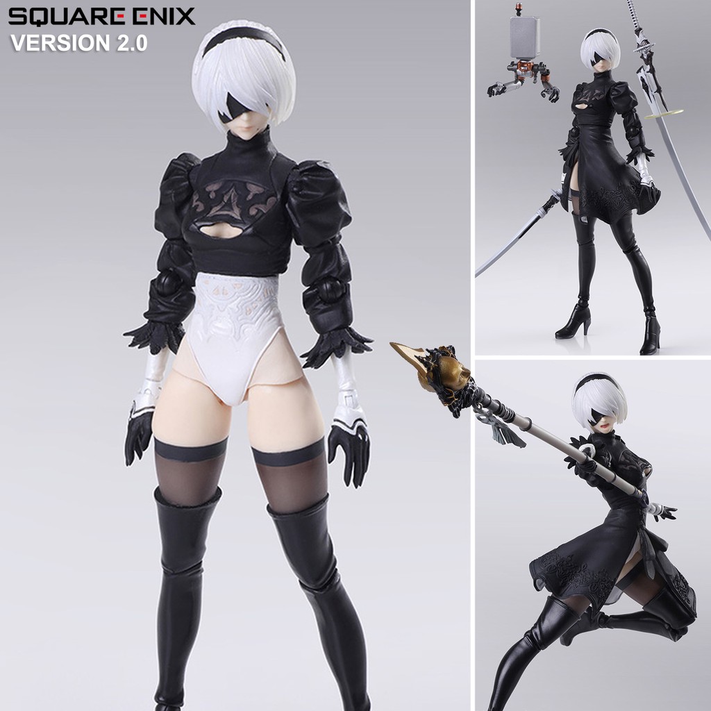 Figma งานแท้ Original Figure Square Enix Bring Arts จากเกม Game NieR Automata เนียร์ ออโตมาตา 2B YoR