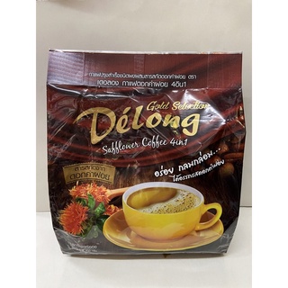 DELONG OTOP กาแฟผสมดอกคำฝอย 4in1 450 กรัม (25 ซอง)