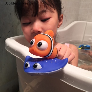 【GoldenSilver】ของเล่นบีบสเปรย์น้ํา รูป Nemo Dory ลอยน้ํา สําหรับอาบน้ําเด็ก