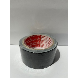 ผ้าเทป เดลต้า ขนาด 48 มม. 9 หลาสี ดำ Cloth tape, Delta, size 48 mm. 9 yards, black color