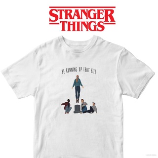 เสื้อยืดโอเวอร์ไซส์Ellen Stranger Things เสื้อยืดแขนสั้นลําลอง ทรงหลวม พลัสไซซ์S-3XL