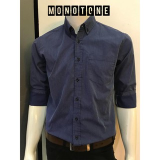 เสื้อเชิ้ต แขนยาวรุ่นผ้ายีนส์ฟอก Monotone Shirt SB