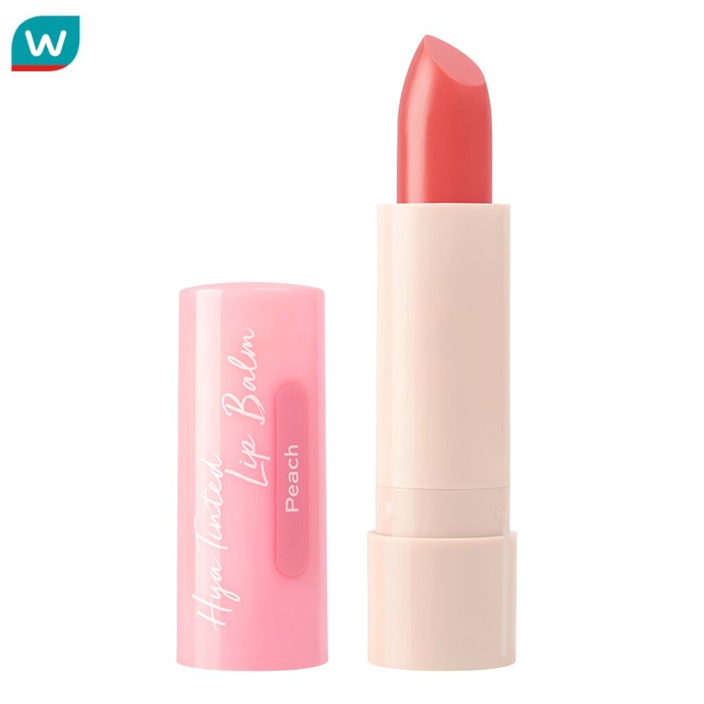 Cute Press คิวท์เพรส ไฮยา ทินท์ ลิป บาล์ม 3.7ก. #01 พีช