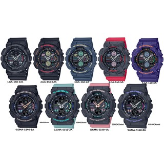 แท้ Cmg New. Casio GSHOCK Retro GA-140 GA-140-1A4 GA-140-4A GA-140-6A GA-140-1A1 series ประกันศูนย์ 1 ปี
