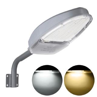 โคมไฟถนน Led 24W 2400lm IP65 AC100-265 สีขาวอบอุ่น 2835smd