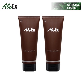 AloEx Natural Hair Mask แฮร์มาสก์บำรุงรากผม ลดผมร่วง 2 ชิ้น ซื้อคู่ถูกกว่า