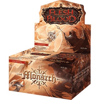 Flesh &amp; Blood TCG Monarch Unlimited Booster Box แบบกล่อง (24 ซอง) 9421905459426 (การ์ด)