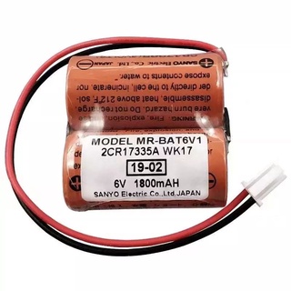 MR - BAT6V1 2 Cr17335a WK17 Mitsubishi M80ไดรฟ์ MR - 6 V แบตเตอรี่ เปิดบิลได้🇹🇭