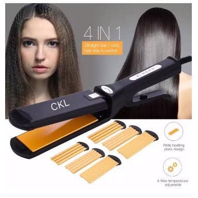 พร้อมส่ง4 in 1  CKL-1044 เครื่องหนีบผม เครื่องหนีบผมตรง ที่หนีบผม หนีบผม CKL 1044 เครื่องม้วนผม ม้วน