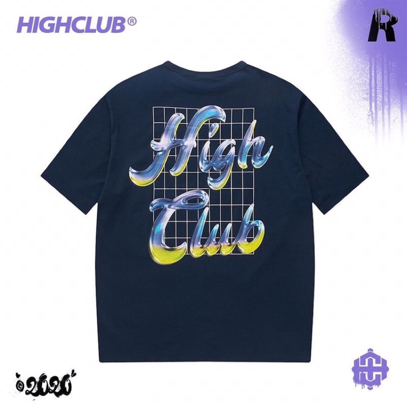 Tee Highclub สีฟ้า L