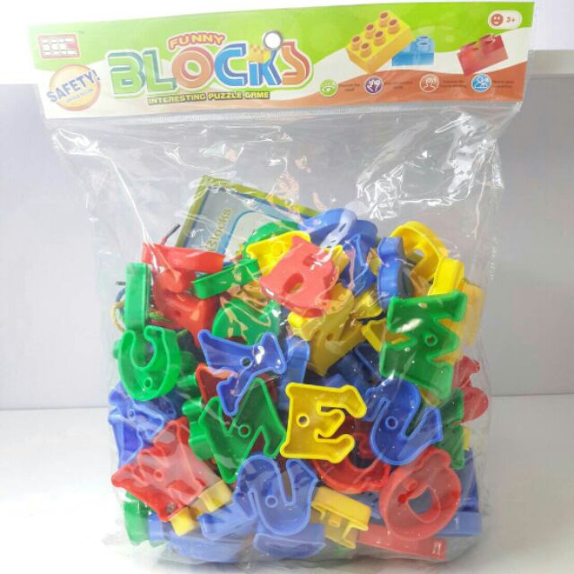 ชุดต่อร้อยเชือก ตัวภาษาอังกฤษ (Education Toys)