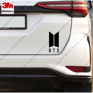 บีทีเอส สติ๊กเกอร์ 3M ลอกออกไม่มีคราบกาว BTS Removable 3M sticker, สติ๊กเกอร์ติด รถยนต์ มอเตอร์ไซ