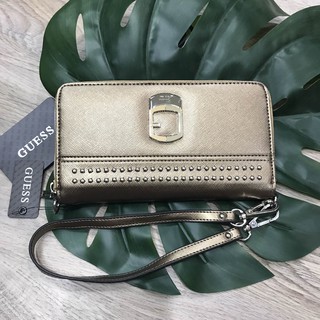 GUESS FACTORY WOMENS SAFFIANO LONG WALLET