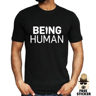 [COD]เสื้อยืดลําลอง แฟชั่นสําหรับผู้ชาย แขนสั้น พิมพ์ลาย Being Human UniTeeS-5XL