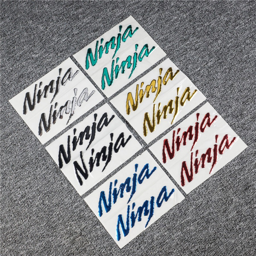 3D Ninja สติกเกอร์สําหรับ Kawasaki 250R 300R ZX6R 636 ZX10R Z1000XS Z1000 Z800