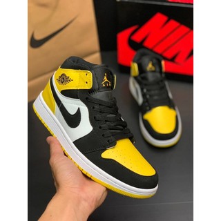 Nike Air Jordan 1 (size40-45)black Yellow