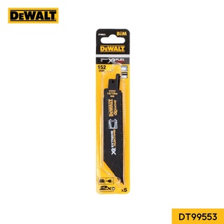 ใบเลื่อย เหล็ก/ไม้ Bimetal ใบจิกซอ เซเบอร์ซอล receptacle saw  5pcs ต่อแพ็ค DEWALT ของแท้ (DT99553/DT99555)