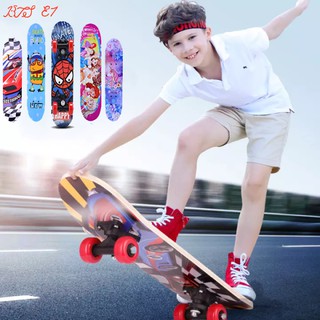 ราคา🔥skateboard 🔥สเก็ตบอร์ดเด็ก สเก็ตบอร์ด ด์สี่ล้อ เด็กผู้ใหญ่กระดานยาว สเก็ตบอร์ดสำหรับเด็ก สเก็ตบอร์ด