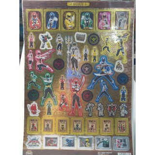 สติกเกอร์   Gokaiger The Movie (25.5×36cm)