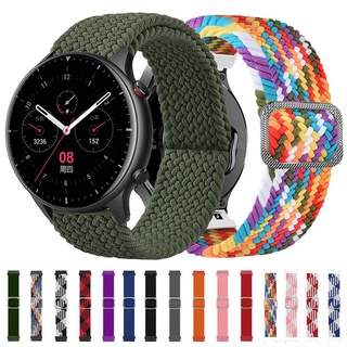 สายนาฬิกาข้อมือไนล่อนถัก ขนาด 22 มม. สําหรับ Huami Amazfit GTR 4 / 3 Pro / GTR 2 / Pace / GTR 47mm / GTR 2e / Stratos