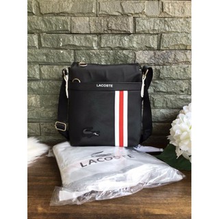 กระเป๋าสะพาย LACOSTE MESSENGER BAG (Black)