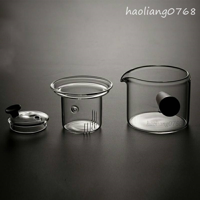 กาน้ำชาด้ามไม้ แก้วทนความร้อน Wooden handle teapot ✅สินค้าพร้อมส่ง ราคา ถูกที่สุด ดีลบีเคเค แกลเลอรีภาพที่ 5