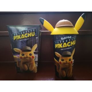 แก้วน้ำ + ถังใส่ข้าวโพด Pikachu ของโรงหนัง Major Cinepex 2019