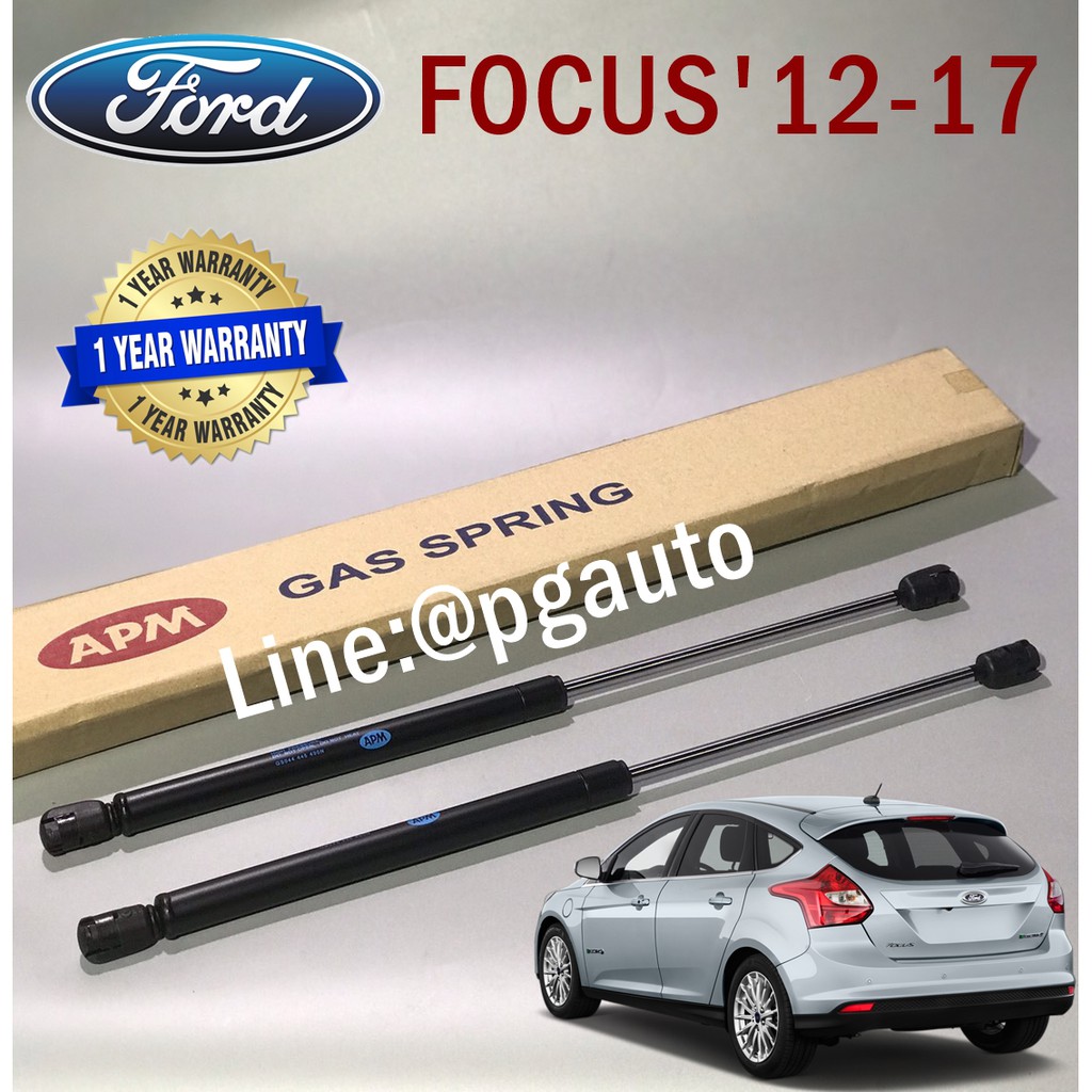 โช๊คค้ำฝากระโปรงท้าย FORD FOCUS ปี 2012-2017 5 ประตู ( 1คู่ = 2 ชิ้น ) / APM OEM แท้ รับประกัน 1 ปี