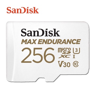 Sandisk MAX ENDURANCE การ์ดหน่วยความจํา micro SD 32GB 64GB 128GB 256GB สีขาว TF